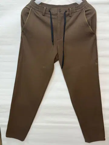올리브 조거 팬츠 드로우 스트링 포함