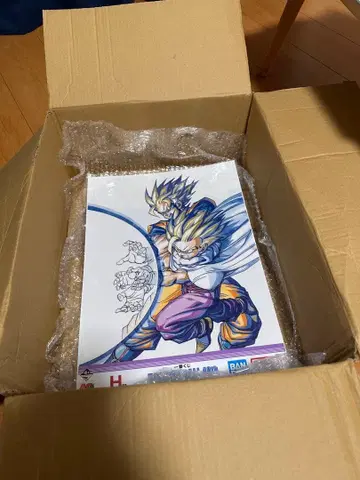 제일복권 드래곤볼 40th H상 클리어 포스터 부자 에네르기파