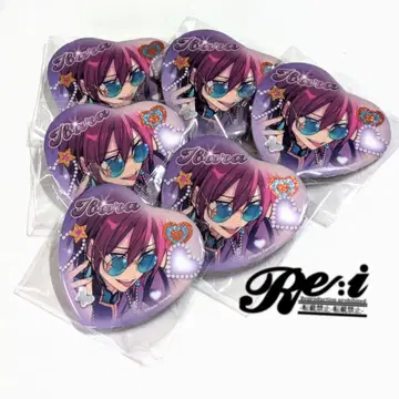 앙스타 GIRA 데코 아이돌 시리즈 하트 캔뱃지 사에구사 이바라 6개