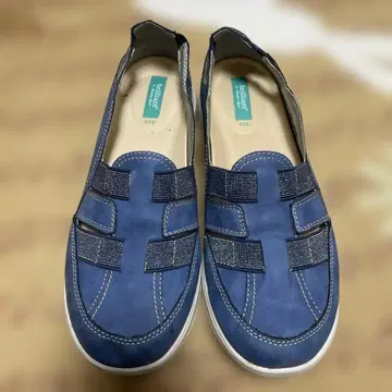 네이비 스트랩 포함 슬립온