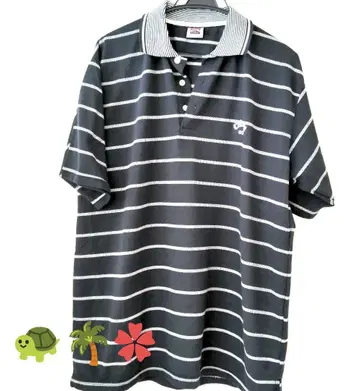 Callaway 골프 피케 셔츠 블랙과 화이트 스트라이프