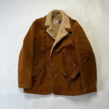 USA 쇼트 무스탕 가죽 스웨이드 자켓 42 XL 싸개