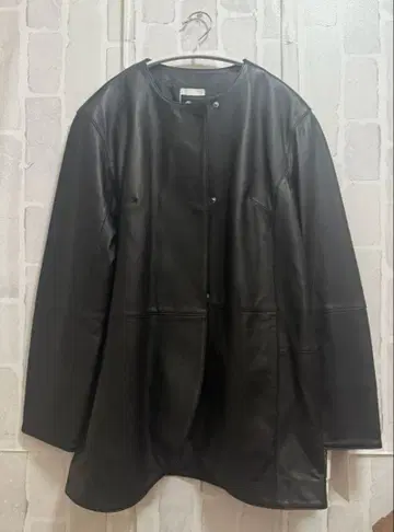 새상품 dinos 디노스so close 노카라 자켓 가죽