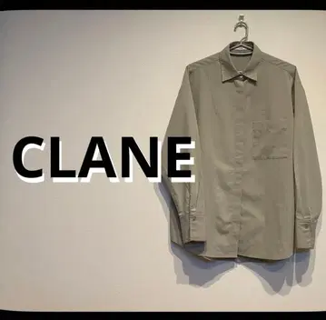 정가 26,400엔 CLANE CUFFS PIPING SHIRT