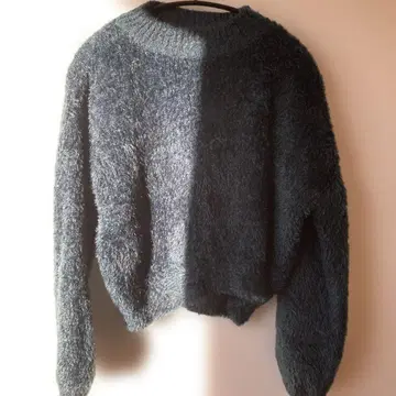 earth 프리미엄 다크 그린 후와후와 니트 스웨터