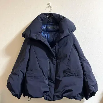 유니클로 +J 질 샌더 콜라보 하이브리드 다운 자켓 L 네이비