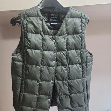 TAION 퀼팅 다운 베스트 M 다운 95