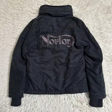[ Norton ] 노튼 패딩 자켓 M 자수 블랙