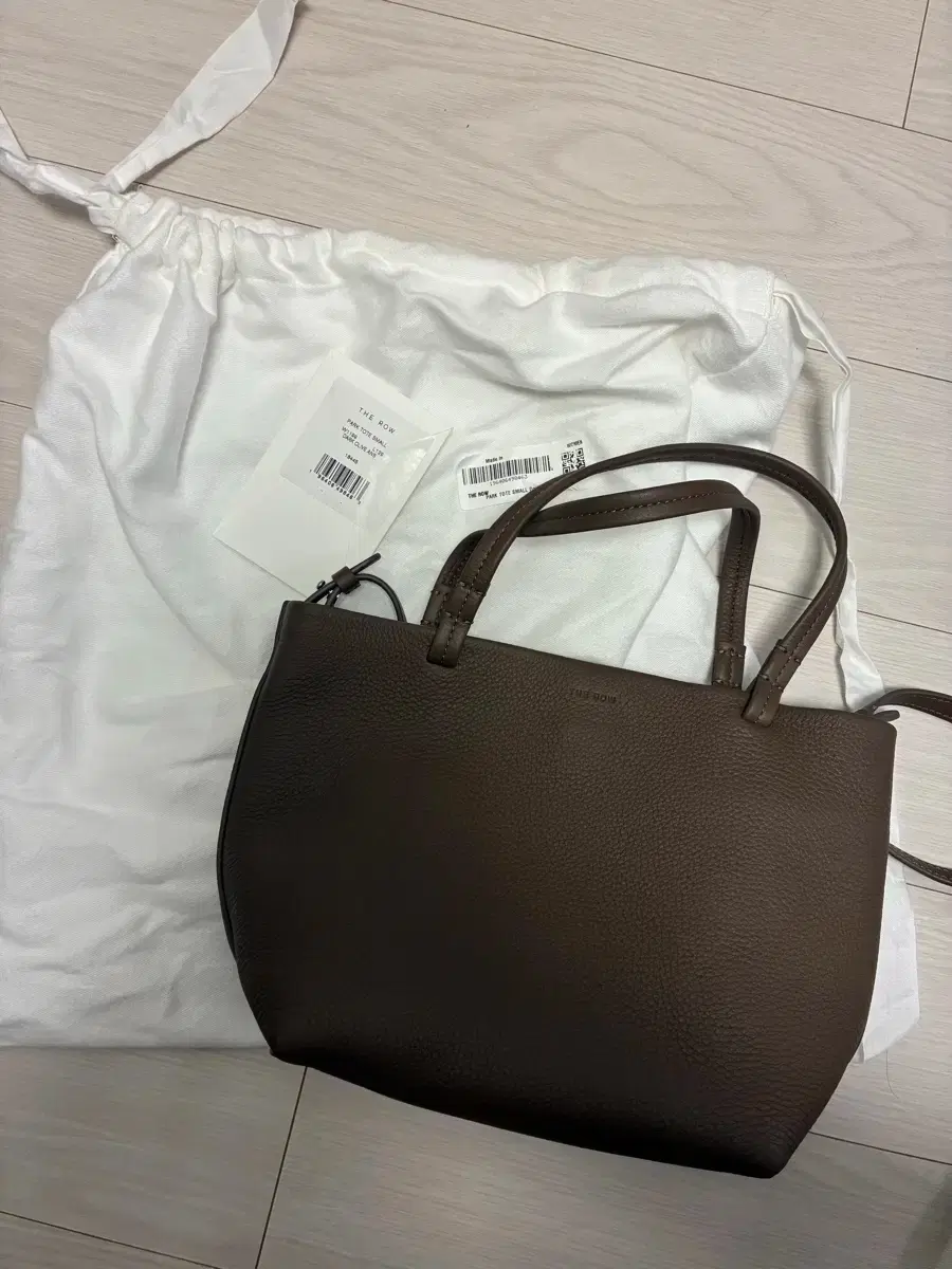 The Row Park Tote Small Dark Olive