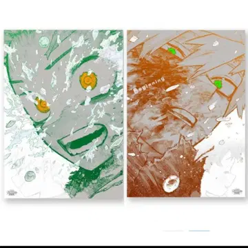 나의 히어로 아카데미아 포스터 원화전 2장 세트