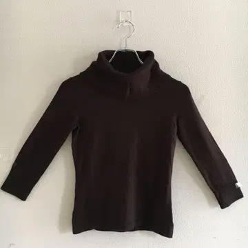 M 언타이틀 니트 스웨터 터틀넥 여성용 상의