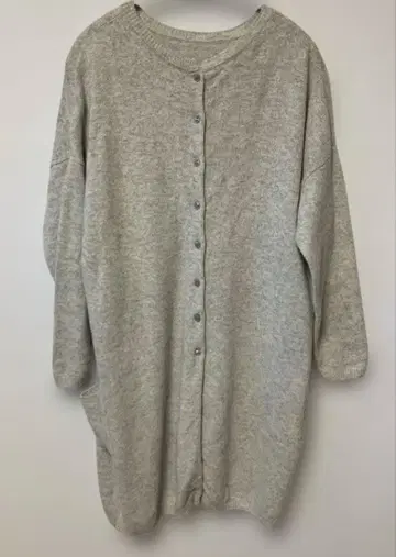 스탬프 앤 다이아리 2way 롱 니트 가디건