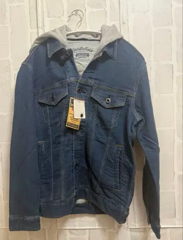 새상품 데님 자켓 후드 부착 프리 사이즈