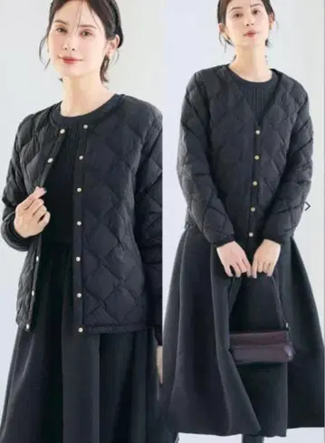 [ M 사이즈 ] coca 워셔블 골드 버튼 이너 자켓 블랙