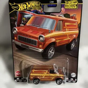 핫 휠 포드 미니카 오렌지/골드