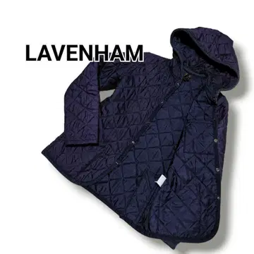 LAVENHAM CRAYDON 퀼팅 자켓 영국제 네이비