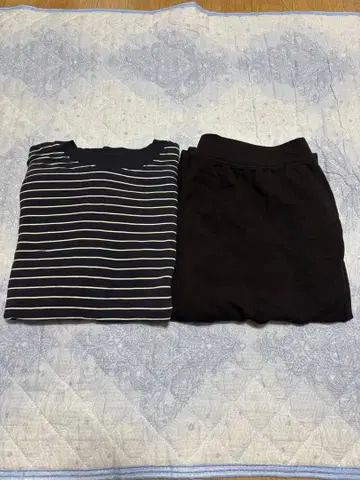 울트라 스트레치 세트 3XL 사이즈 네이비 보더 새상품급