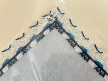 ANA x 긴자와 레이스 타월 손수건 (아쿠아 블루)