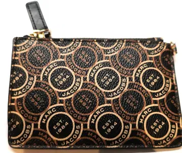 MARC JACOBS 로고 프린트 코인 케이스