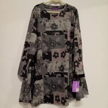 CASALINGA 꽃무늬 긴팔 튜닉 넥워머 세트