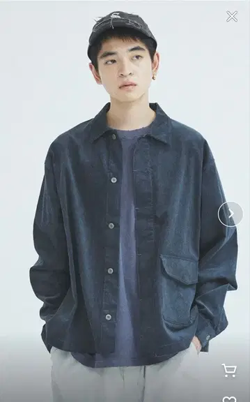 저널 스탠다드 M 남성용 코듀로이 오버 자켓