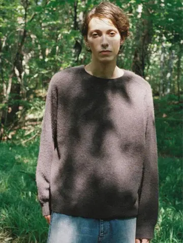 M 사이즈 LIDNM Yak Brushed Knit