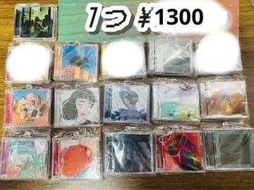 24시간 이내 발송 마카로니 연필 미니어처 CD풍 키링 16종 세트