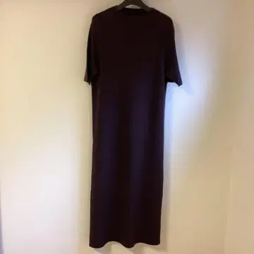 TOMORROWLAND 반팔 니트 원피스 퍼플 F