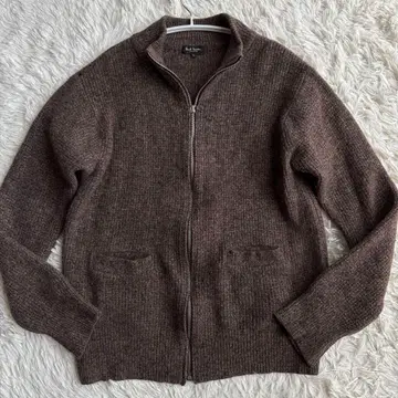 (새상품급) 폴스미스 컬렉션 캐시미어 드라이버 니트 riri 지퍼