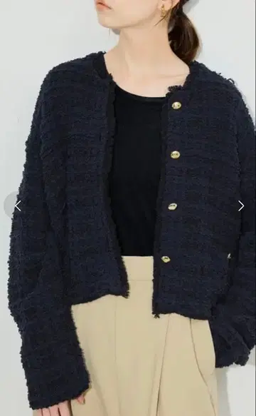 SLOBE IENA 니트 자켓