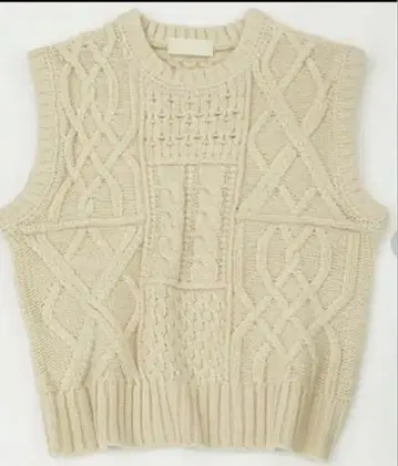 TODAYFUL 케이블 니트 베스트