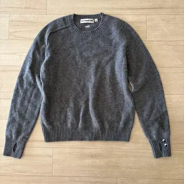 새상품급 안야 힌드마치 유니클로 캐시미어 100% 스웨터 M 그레이