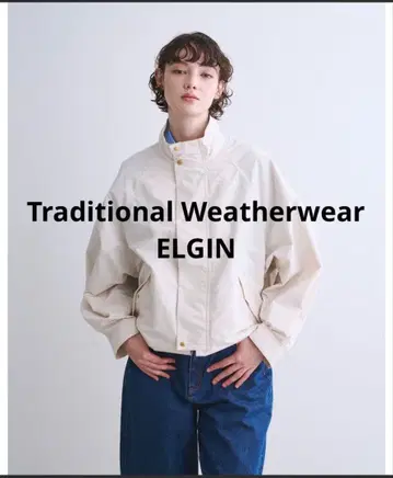 새상품급 트래디셔널 웨더웨어 ELGIN 34 아이보리