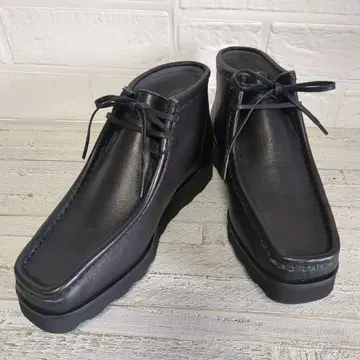 미사용급 말 유나이티드 애로우즈 가죽 앵클부츠 22 블랙