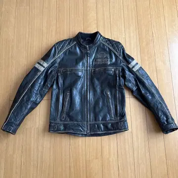 Harley-Davidson 블랙 가죽 자켓