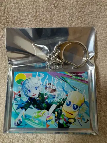 QJ 폰포코와 피넛 군 아크릴 키링 [ 미개봉 새상품 ]