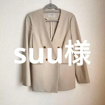 UNITED ARROWS 베이지 테일러드 자켓