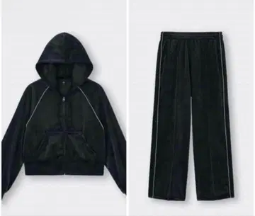 GU 벨로아 풀 집업 셋업