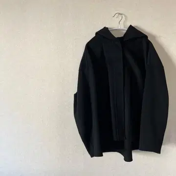 미즈이로 인드 mizuiroind 울 숏 기장 후드 코트