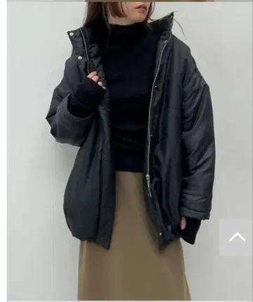 이무 충전솜 스탠드 카라 코트 새상품