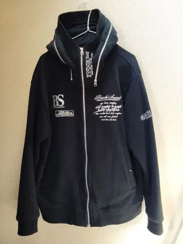 비치 사운드 블랙 후드티 LL