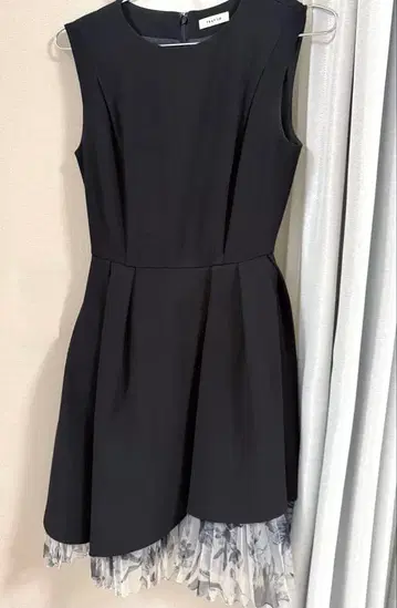 프레이 아이디 비대칭 원피스 블랙 size0