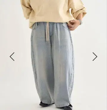 코쿤 데님 라이트 블루 andST 마나미 콜라보