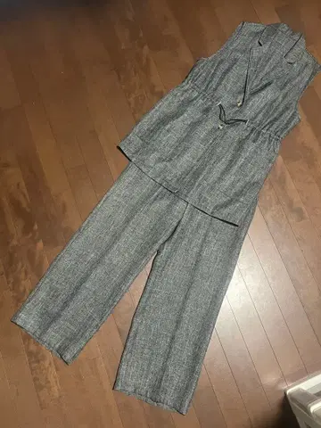 옴네스 팬츠 셋업 프리 사이즈 그레이 계열