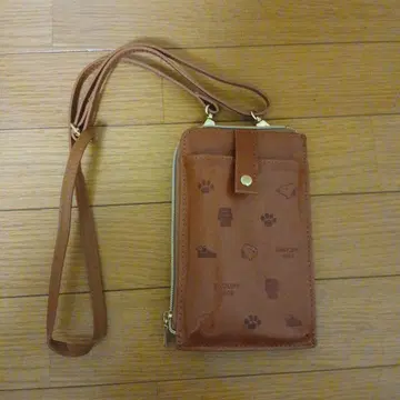 브라운 숄더백 스누피