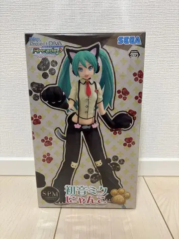 하츠네 미쿠 피규어 고양이 귀 SEGA