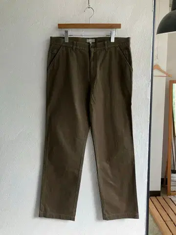 새상품급 MARGARET HOWELL 코튼 팬츠 치노 팬츠 MHL.