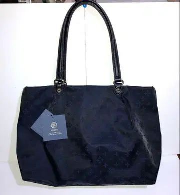 러셋 토트백 미사용 블랙 x 네이비