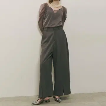 LA BELLE ETUDE 와이드 팬츠