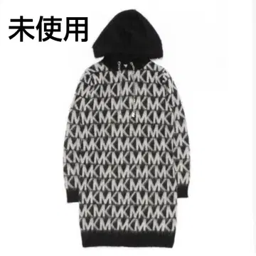 미사용 MK 브러쉬드 후디 드레스 마이클코어스